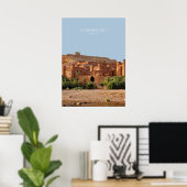 Ait Benhaddou, Marokko Poster (Heimbüro)