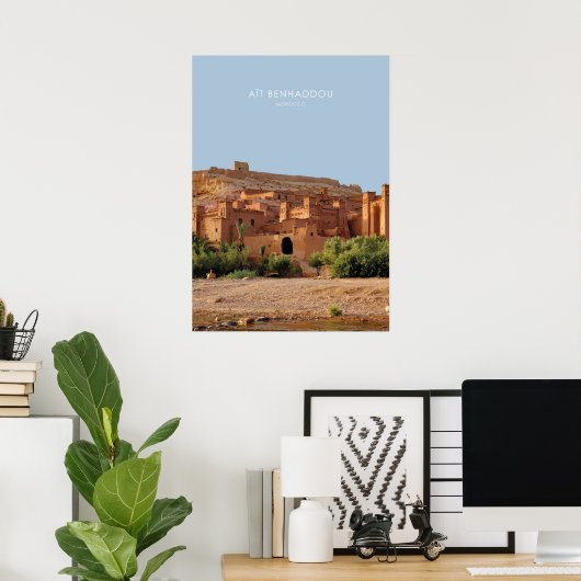 Ait Benhaddou, Marokko Poster (Heimbüro)