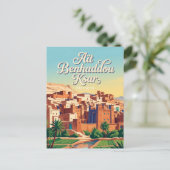 Aït Benhaddou Marokko Postkarte (Stehend Vorderseite)