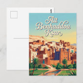 Aït Benhaddou Marokko Postkarte (Vorne/Hinten)