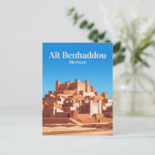 Aït Benhaddou Marokko Postkarte (Stehend Vorderseite)