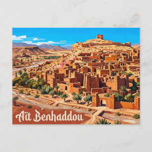 Aït Benhaddou Marokko Postkarte