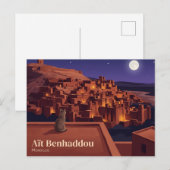 Aït Benhaddou Marokko Postkarte (Vorne/Hinten)
