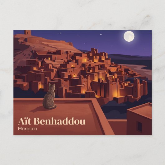 Aït Benhaddou Marokko Postkarte (Vorderseite)