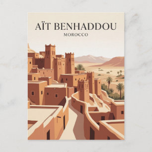 Aït Benhaddou Marokko Postkarte