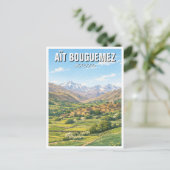 Aït Bouguemez Marokko Reise Postkarte (Stehend Vorderseite)