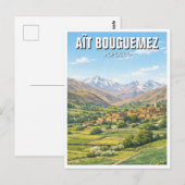 Aït Bouguemez Marokko Reise Postkarte (Vorne/Hinten)