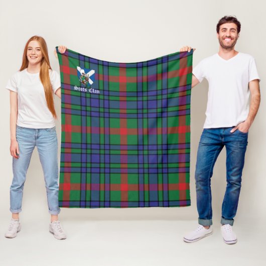 Aitent Ancient Clan Abzeichen Tartan Kariert Fleecedecke (Beispiel)