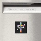 Aith Kreuz Mit Schmetterlingen Christlich Magnet (In Situ (Geschirrspüler))
