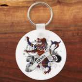 Aitken Tartan Lion Schlüsselanhänger (Vorderseite)