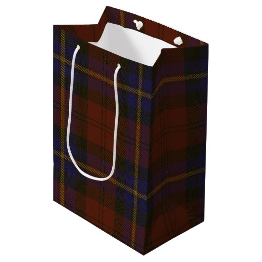 Aitken Tartan Mittlere Geschenktüte (Vorderseite Schrägansicht)