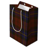 Aitken Tartan Mittlere Geschenktüte (Rückseite Schrägansicht)