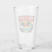 Aitutaki Cook Islands Retro Emblem Glas (Rückseite)