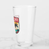 Aitutaki Cook Islands Retro Emblem Glas (Links)