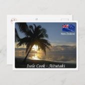 Aitutaki - Isole Cook - Neuseeland - Postkarte (Vorne/Hinten)