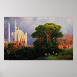 Aivazovsky - Ansicht von Konstantinopel Poster