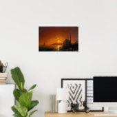 Aivazovsky - Blick auf Konstantinopel mit.. Poster (Heimbüro)