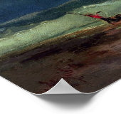 Aivazovsky - Das Meer vor dem Sturm Poster (Ecke)