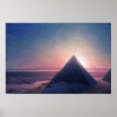 Aivazovsky - Die große Pyramide von Gizeh Poster (Vorne)
