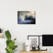 Aivazovsky - Fragment Oblaka i Molnii Poster (Heimbüro)