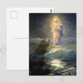 Aivazovsky - Gehen auf dem Wasser Postkarte (Vorne/Hinten)