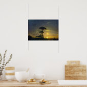 Aivazovsky - Golf von Neapel Poster (Küche)