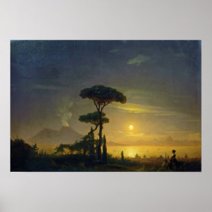 Aivazovsky - Golf von Neapel Poster