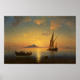 Aivazovsky - Golf von Neapel Poster