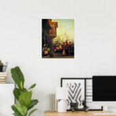 Aivazovsky - Kaffeehaus, Ortakoy Moschee, Consta.. Poster (Heimbüro)