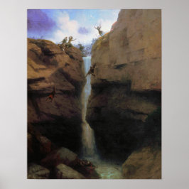 Aivazovsky - Kampfsoldaten mit Muriden auf Gunib Poster