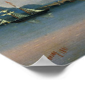 Aivazovsky - Meerenge mit Leuchtturm Poster (Ecke)