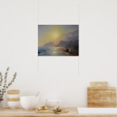 Aivazovsky - Puschkin an der Küste Poster (Küche)