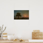Aivazovsky - Schafhirten mit Schafen Poster (Küche)