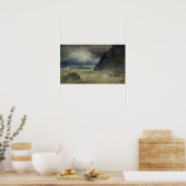 Aivazovsky - Seascape mit Dampfmaschine Poster (Küche)