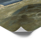 Aivazovsky - Seascape mit Dampfmaschine Poster (Ecke)