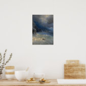 Aivazovsky - Sturm 1899 Poster (Küche)