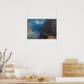 Aivazovsky - Von Milli bis Gudauri 1868 Poster (Küche)