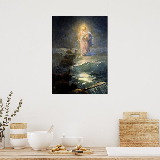 Aivazovsky - Wasserwandern Poster (Küche)