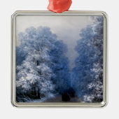 Aivazovsky - Winter Landscape Ornament Aus Metall (Vorne)