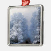 Aivazovsky - Winter Landscape Ornament Aus Metall (Links)
