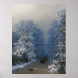 Aivazovsky - Winterlandschaft Poster