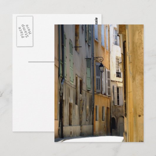 Aix Alley Postkarte (Vorne/Hinten)