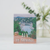 Aix-en-Provence Foto Vintage Postkarte (Stehend Vorderseite)