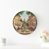Aix-en-Provence France Travel Große Wanduhr (Zuhause)