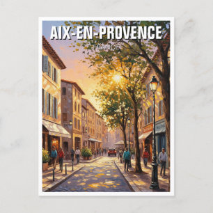 Aix-en-Provence France Travel Postkarte