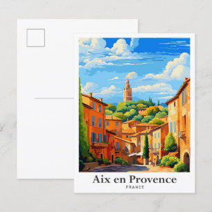 Aix en Provence Frankreich Kunst, Dichtung und Mus Postkarte