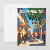 Aix-en-Provence Frankreich Postkarte (Vorne/Hinten)