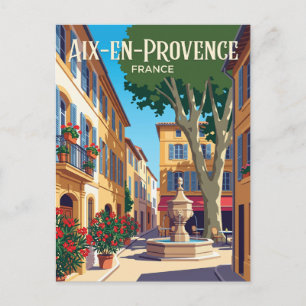 Aix-en-Provence Frankreich Postkarte