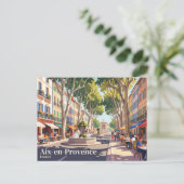 Aix-en-Provence Frankreich Postkarte (Stehend Vorderseite)
