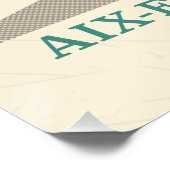 Aix-en-Provence Frankreich Reiseplakat Poster (Ecke)